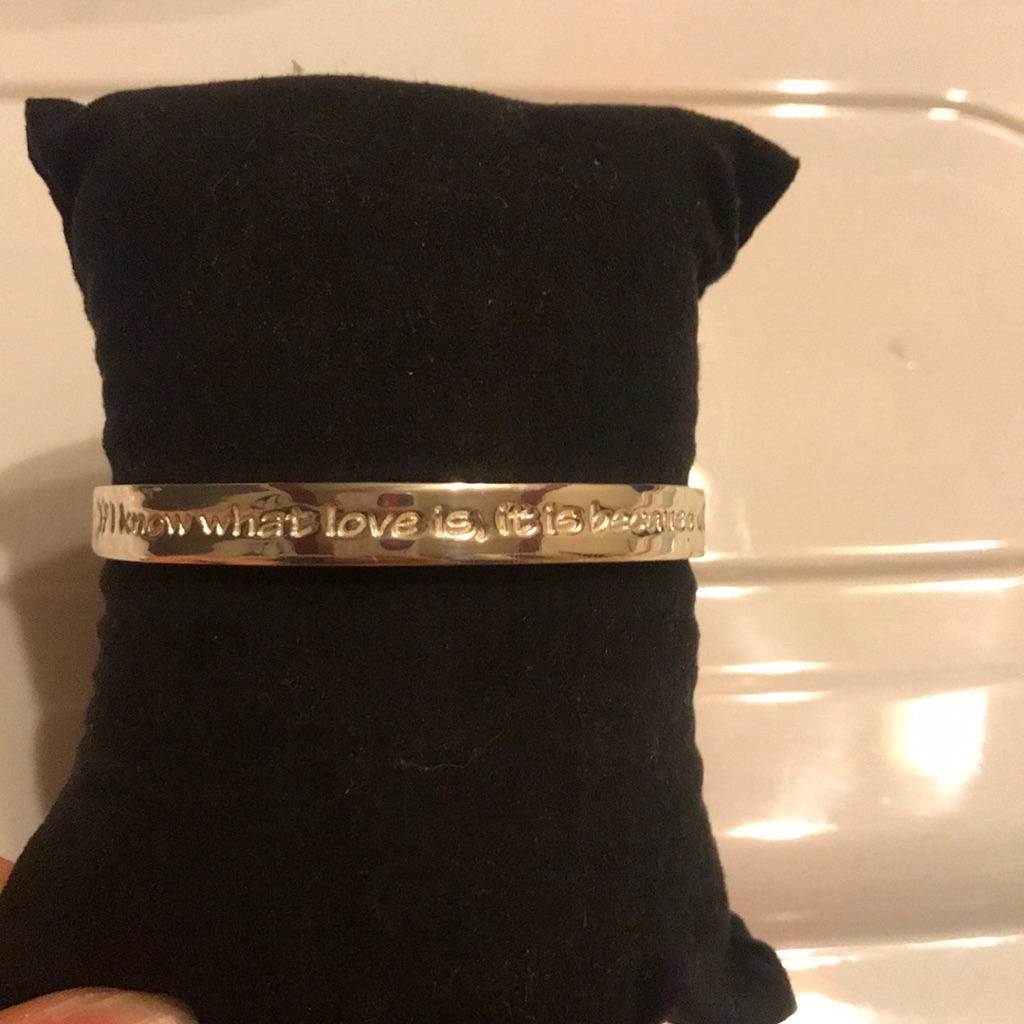 Thin Silver Bangle